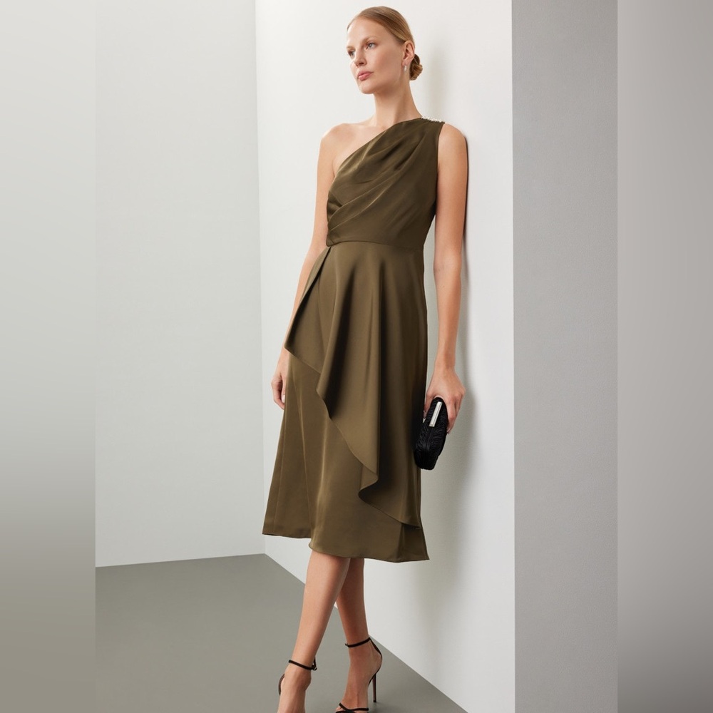 SACHIN + BABI green Evangeline Dress